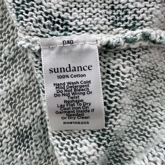 SUNDANCE | Light Knit Cotton Sweater, Size Large - Picture 5 of 6